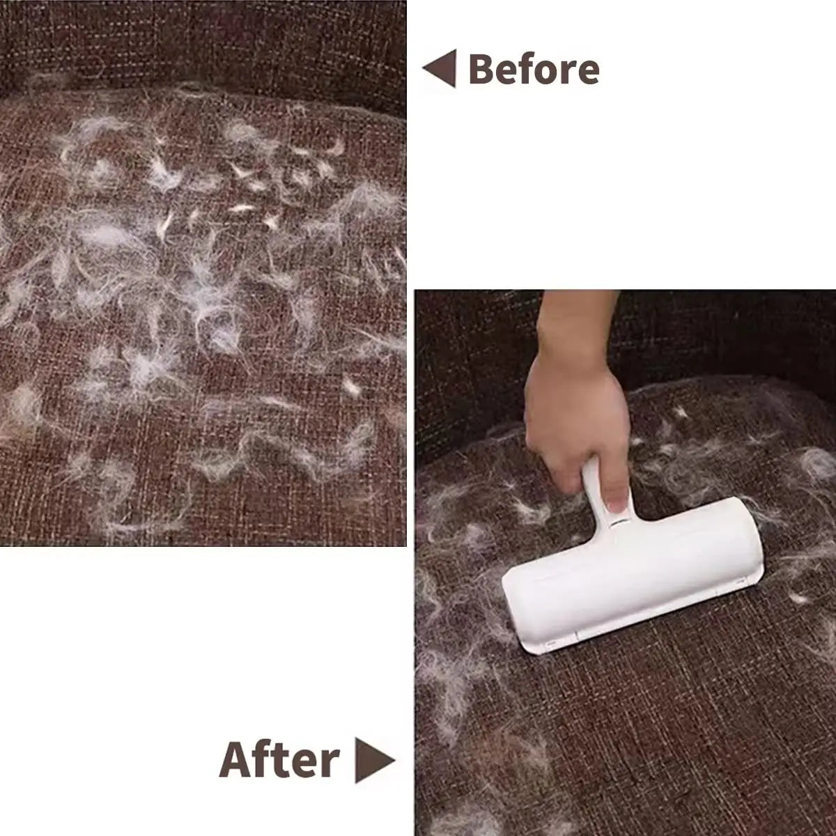 FurLift Roller – Reusable Pet Hair Remover with Self-Cleaning Base | No Tape, No Waste