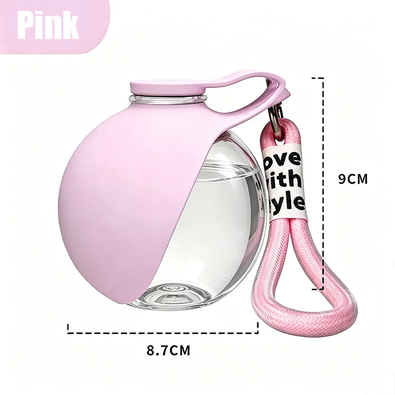 HydroTrail Pet Bottle – Foldable 2-in-1 Water & Food Dispenser for Dogs & Cats